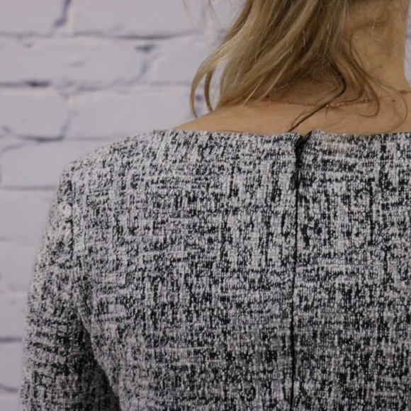 Lauren Ralph Lauren petite tweed wrap dress c1 - Picture 6 of 8